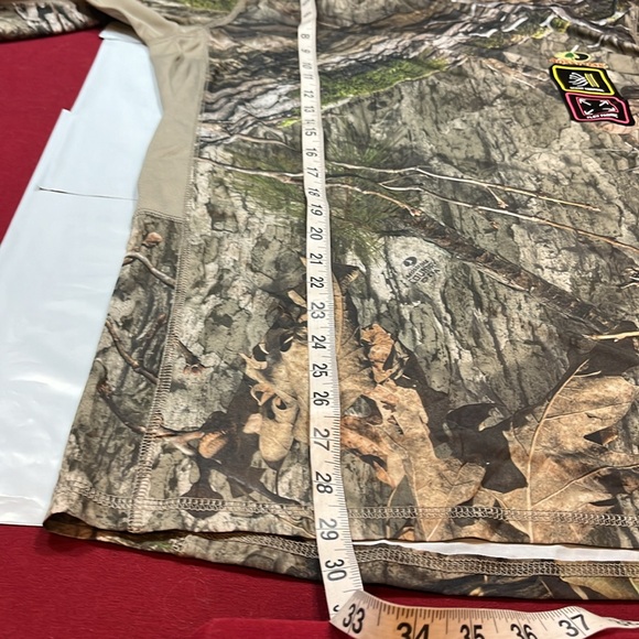 NEW L Mossy Oak Country DNA Long Slv Tee CAMO shirt scent ctrl UPF 30 wicking L - Picture 11 of 16